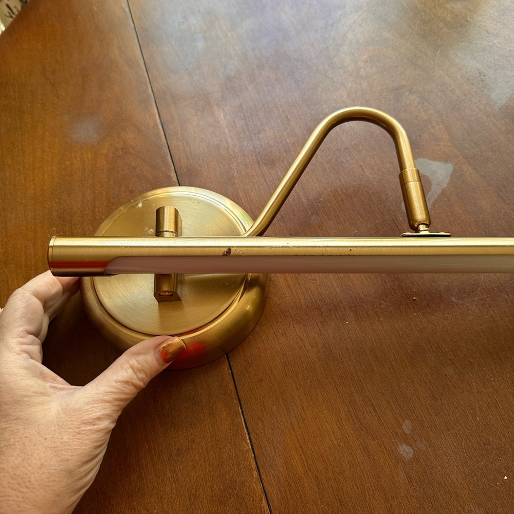 Gold Wall-Mounted Light Fixture